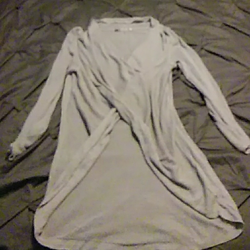 Silver top by Jennifer Lopez